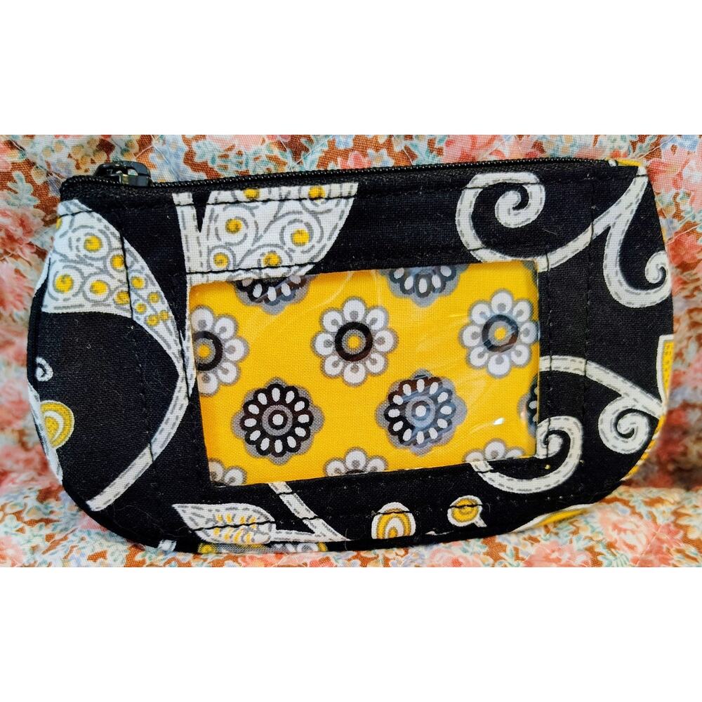 Vera Bradley Yellow Bird Retired Coin Purse Keychain NWOT - Picture 3 of 6